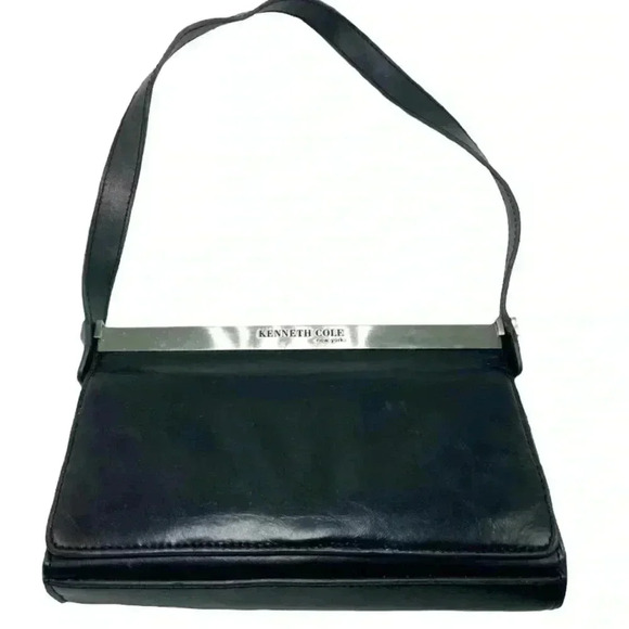 Kenneth Cole mini pouchette baguette purse Y2K - Picture 1 of 6